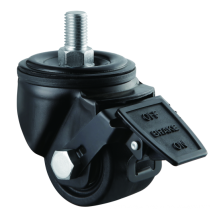 Low gravity 2/2.5/3 inch casters low profile glass filled reinforced nylon caster wheel